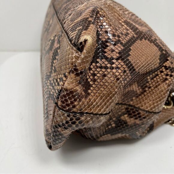 Gucci Soho Chain Strap Shoulder Bag Python Medium - Picture 7 of 13